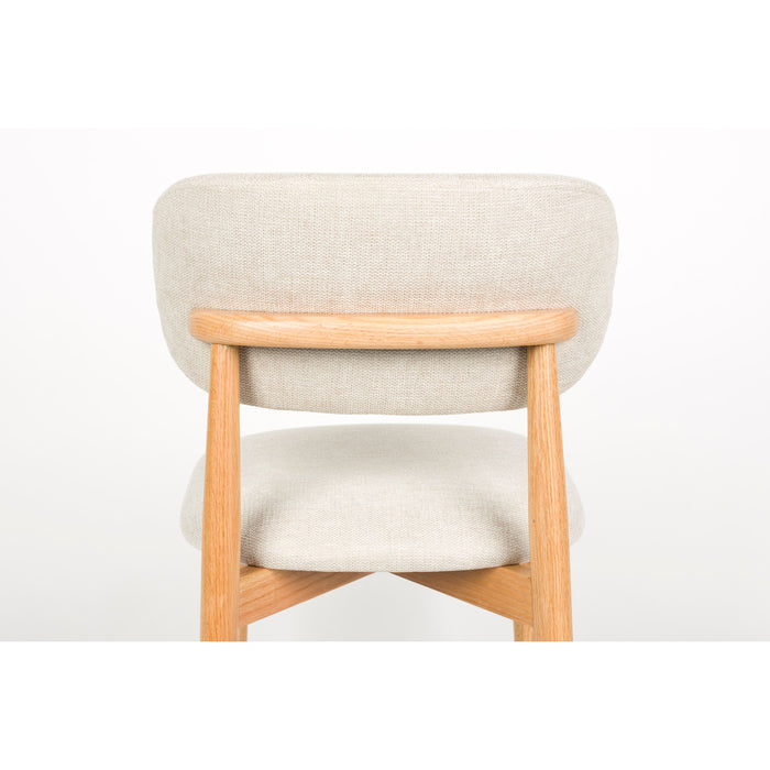 Housecraft Living Elle Eetkamerstoelen Beige - Set van 2