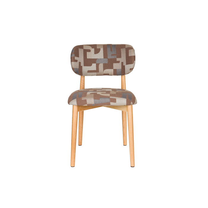 Housecraft Living Elle Eetkamerstoelen Bruin - Set van 2