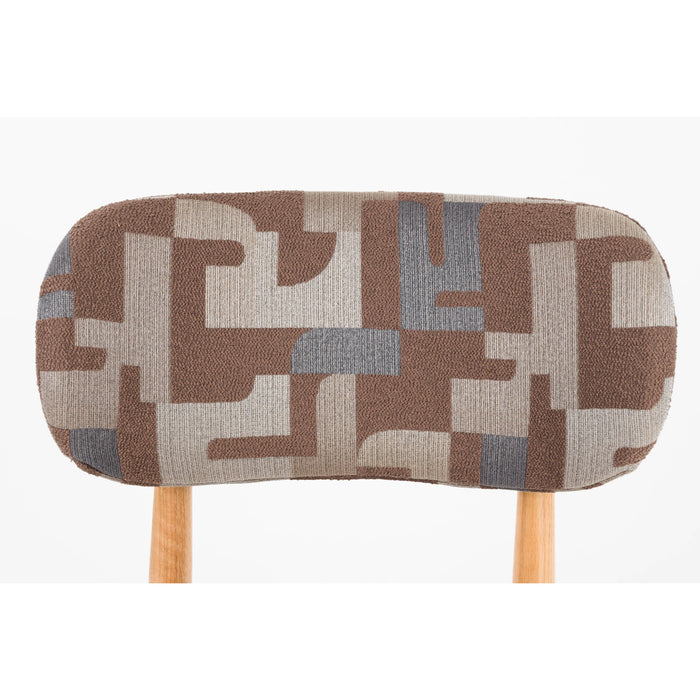 Housecraft Living Elle Eetkamerstoelen Bruin - Set van 2
