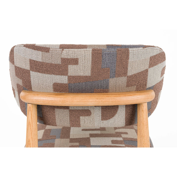 Housecraft Living Elle Eetkamerstoelen Bruin - Set van 2