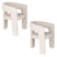 Housecraft Living Valentin Eetkamerstoel Beige - Set van 2