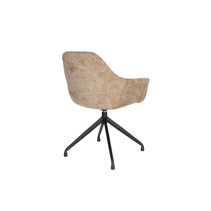 Housecraft Living Wiz Eetkamerstoelen Draaibaar Bruin - Set van 2