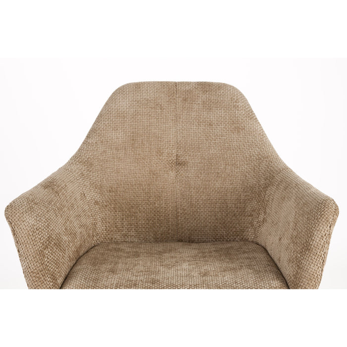 Housecraft Living Wiz Eetkamerstoelen Draaibaar Bruin - Set van 2