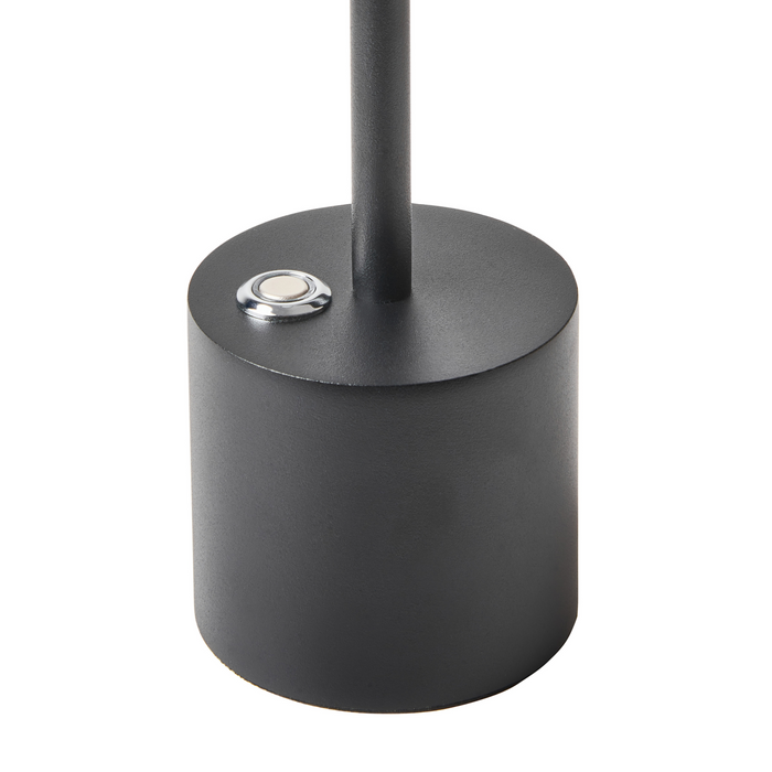 Beliani - LIZANDRO - Tafellamp - Zwart - Aluminium|IJzer