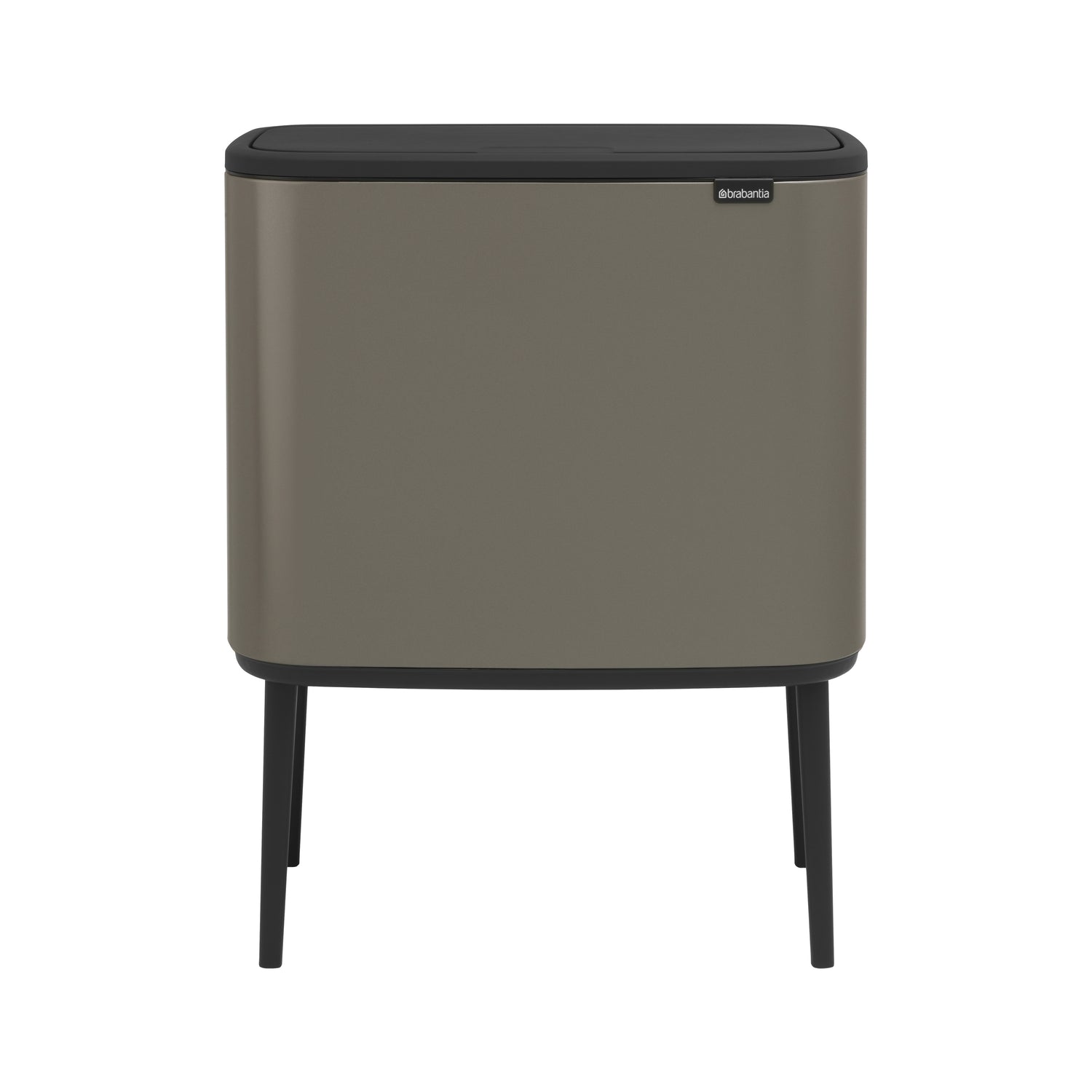 Brabantia Bo Touch Bin Afvalemmer 3 x 11 L - Platinum