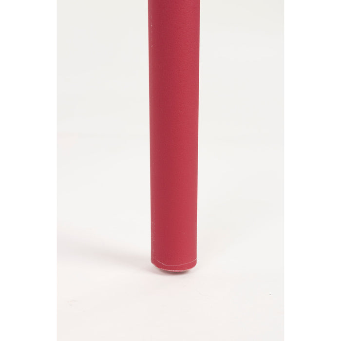 Housecraft Living Serra Tuinstoelen Kunststof Rood - Set van 4