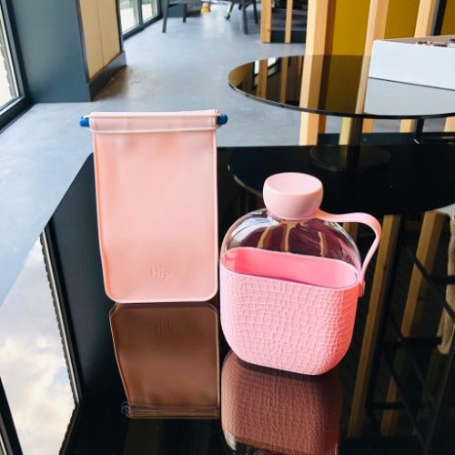 Herbruikbare Lunchzak, Pack - Medium, 2.6 Liter, Licht Roze - HIP