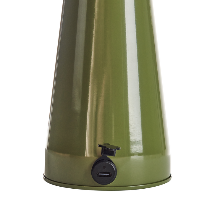 Beliani - BOCONO - Draadloze LED tafellamp - Groen - IJzer