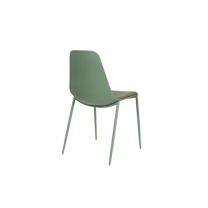 Housecraft Living Jeffrey Eetkamerstoelen Groen - Set van 4