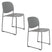 Housecraft Living Stacks Stapelbare Eetkamerstoelen Grijs - Set van 4