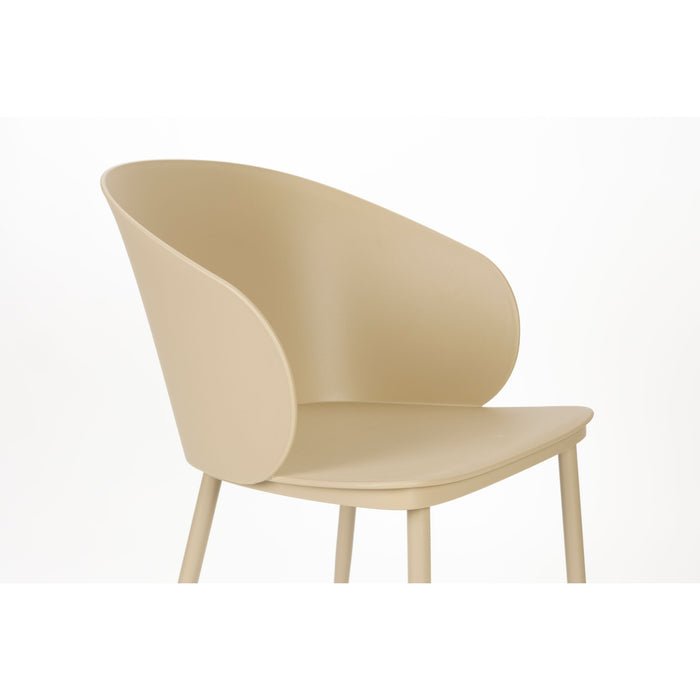 Housecraft Living Gigi Eetkamerstoelen Beige - Set van 2