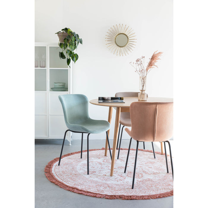 Housecraft Living Junzo Rib Eetkamerstoelen Lichtgroen - Set van 2