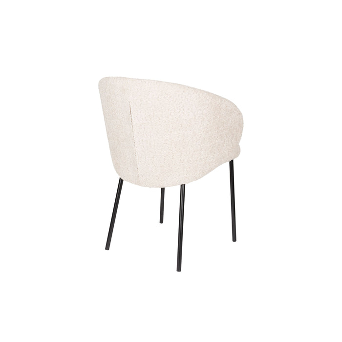 Housecraft Living Ayle Eetkamerstoelen Off White - Set van 2