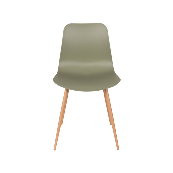 Housecraft Living Leon Eetkamerstoelen Groen - Set van 2