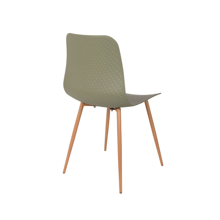 Housecraft Living Leon Eetkamerstoelen Groen - Set van 2