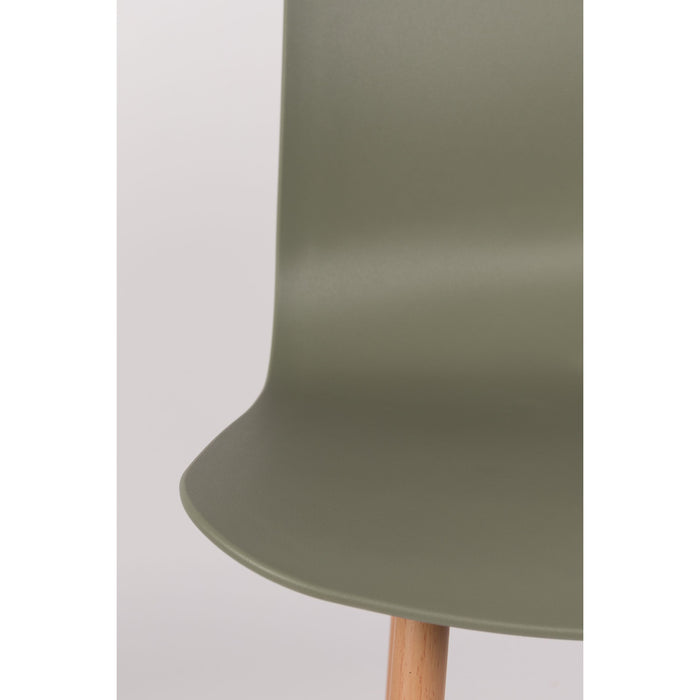 Housecraft Living Leon Eetkamerstoelen Groen - Set van 2