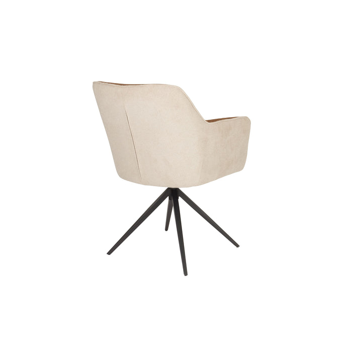 Housecraft Living Daley Eetkamerstoelen Beige|Bruin - Set van 2