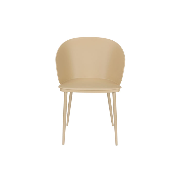 Housecraft Living Gigi Eetkamerstoelen Beige - Set van 2
