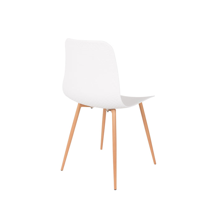 Housecraft Living Leon Eetkamerstoelen Wit - Set van 2