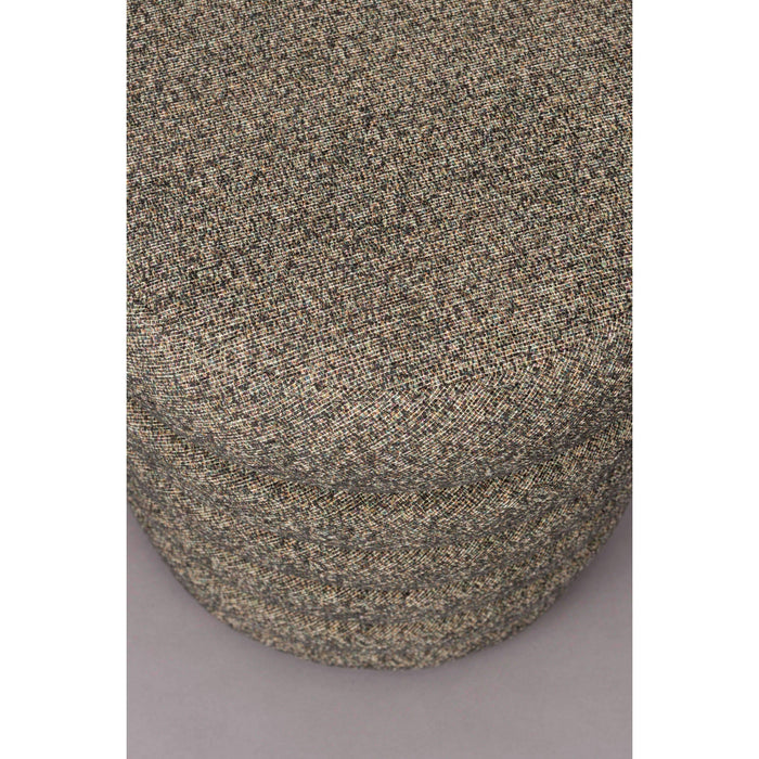 Dutchbone Fern Poef Zwart