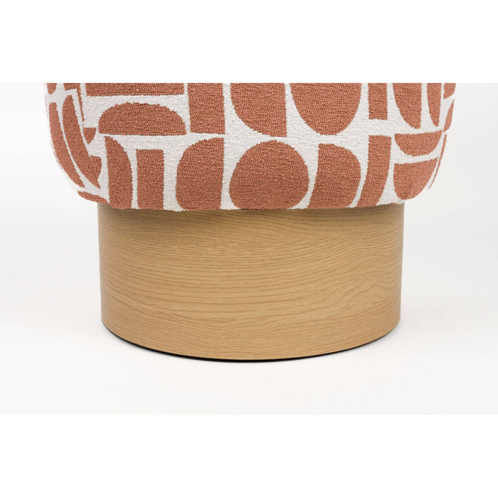 Housecraft Living Cyril Poef| Krukje Terra Rood