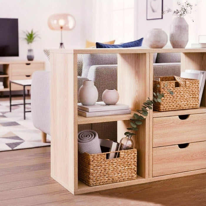 Calicosy - Waterhyacint mand met metalen frame - H17 cm