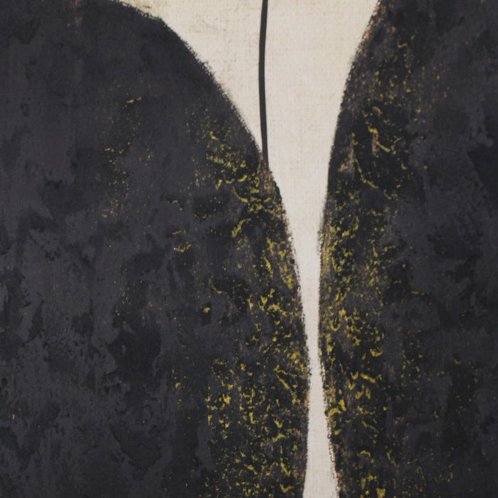 Kersten Canvas Wandschilderij 120 x 80 cm - Zwart / Wit