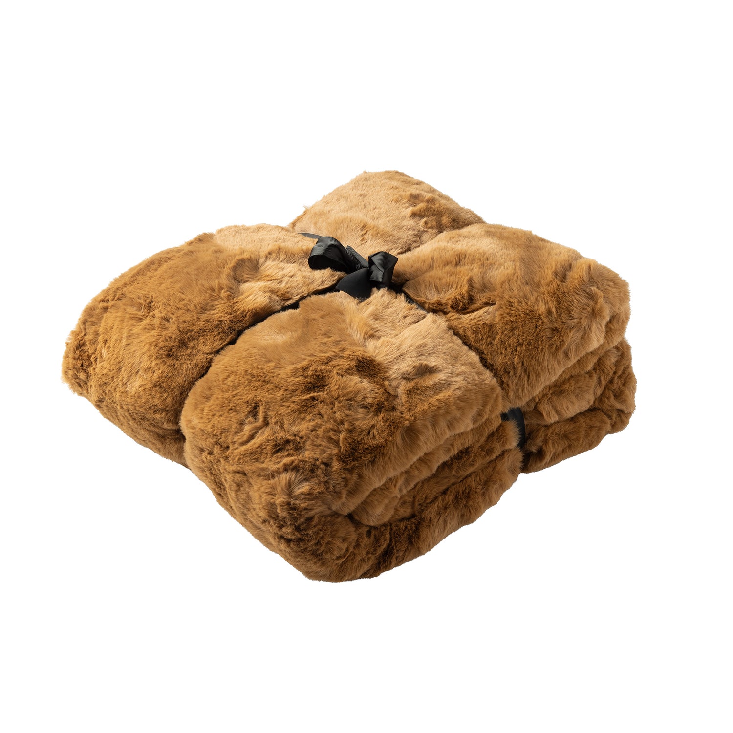 Dutch Decor plaid ZINZI - 140x180 cm Tobacco Brown