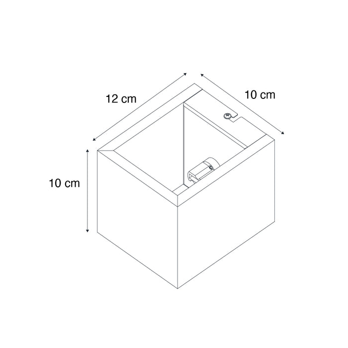 QAZQA Landelijke wandlamp eiken hout - Transfer