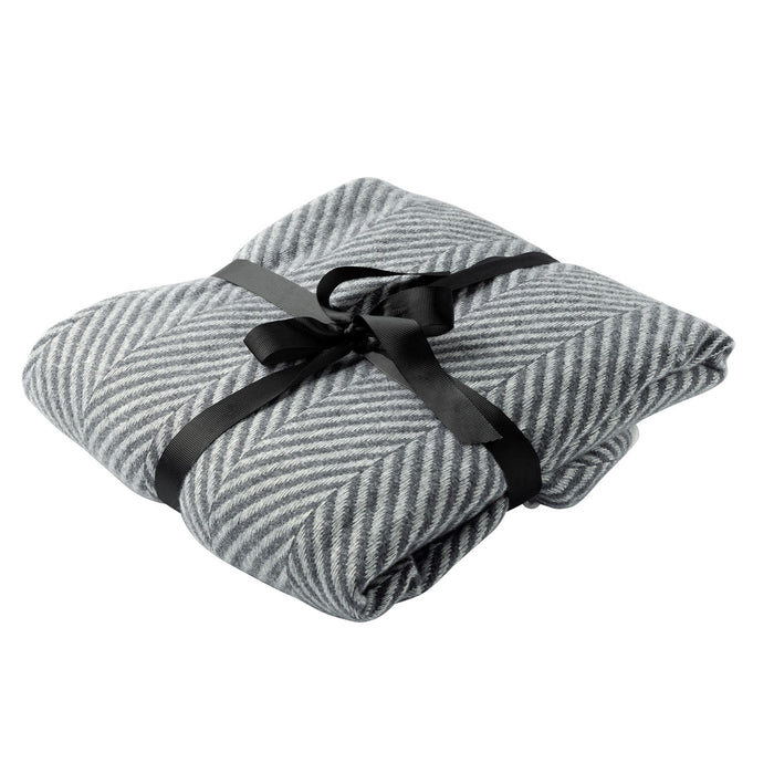 Dutch Decor plaid JOSEFIEN - 140x180 cm Charcoal Gray