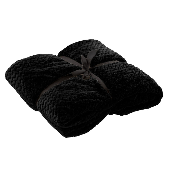 Dutch Decor plaid MARA - 150x200 cm Raven