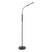 QAZQA Moderne vloerlamp zwart incl. LED 3-staps dimbaar oplaadbaar -