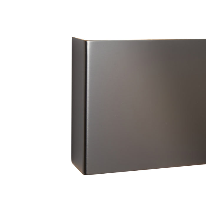 QAZQA Moderne wandlamp gunmetal 2-lichts - Otan