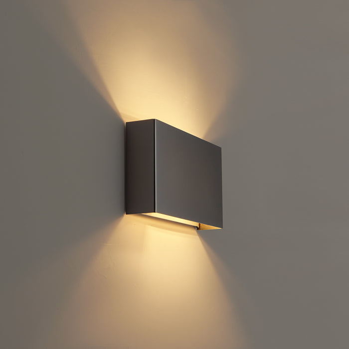 QAZQA Moderne wandlamp gunmetal 2-lichts - Otan