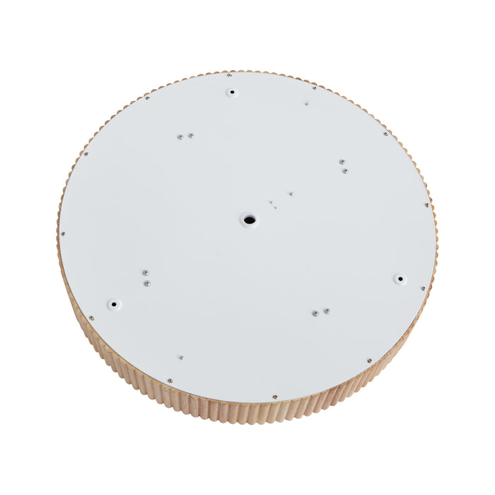 QAZQA Japandi plafondlamp hout 60cm 5-lichts - Lyra