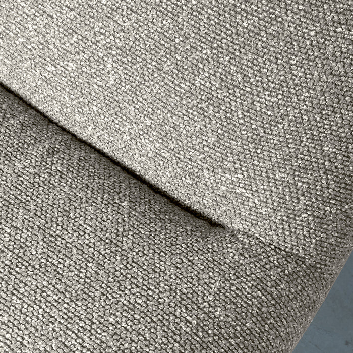 LABEL51 - Draaifauteuil Calix - Mushroom Royal Boucle - Zwart Metaal