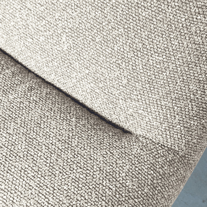 LABEL51 - Draaifauteuil Calix - Naturel Royal Boucle - Zwart Metaal