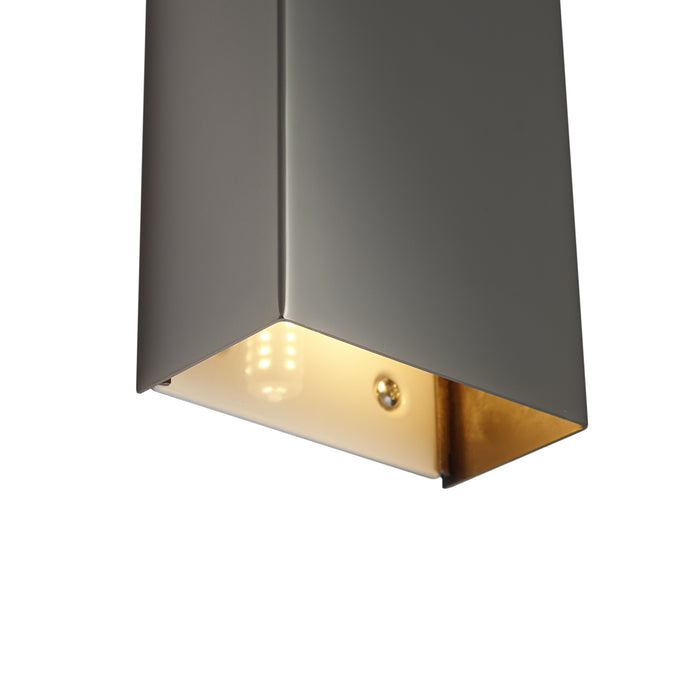 QAZQA Moderne wandlamp gunmetal 2-lichts - Otan S