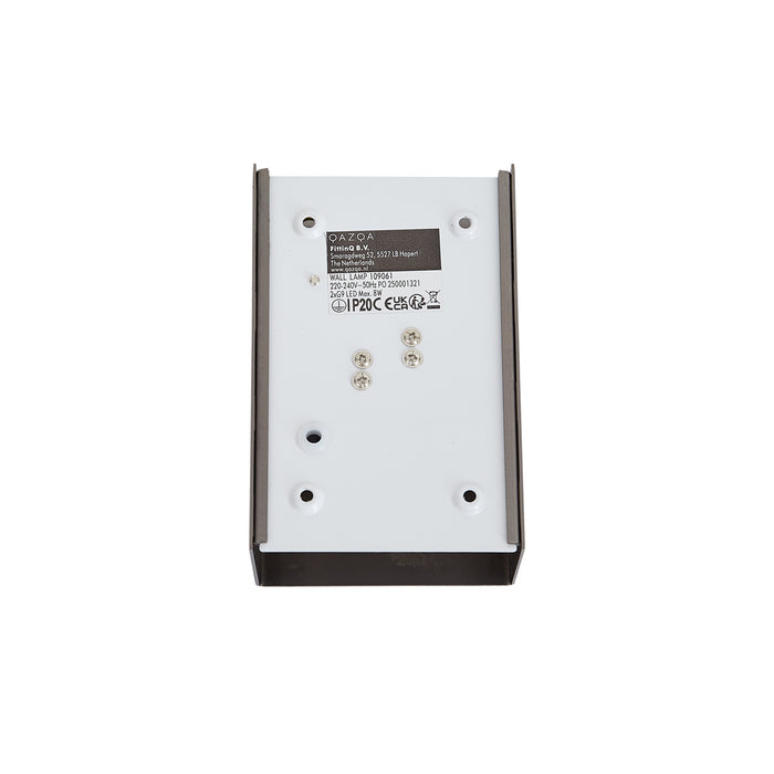 QAZQA Moderne wandlamp gunmetal 2-lichts - Otan S