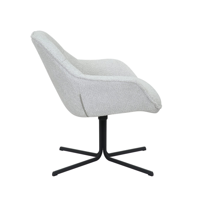 Starfurn - Fauteuil Mila - Wit - 77x80x52 cm
