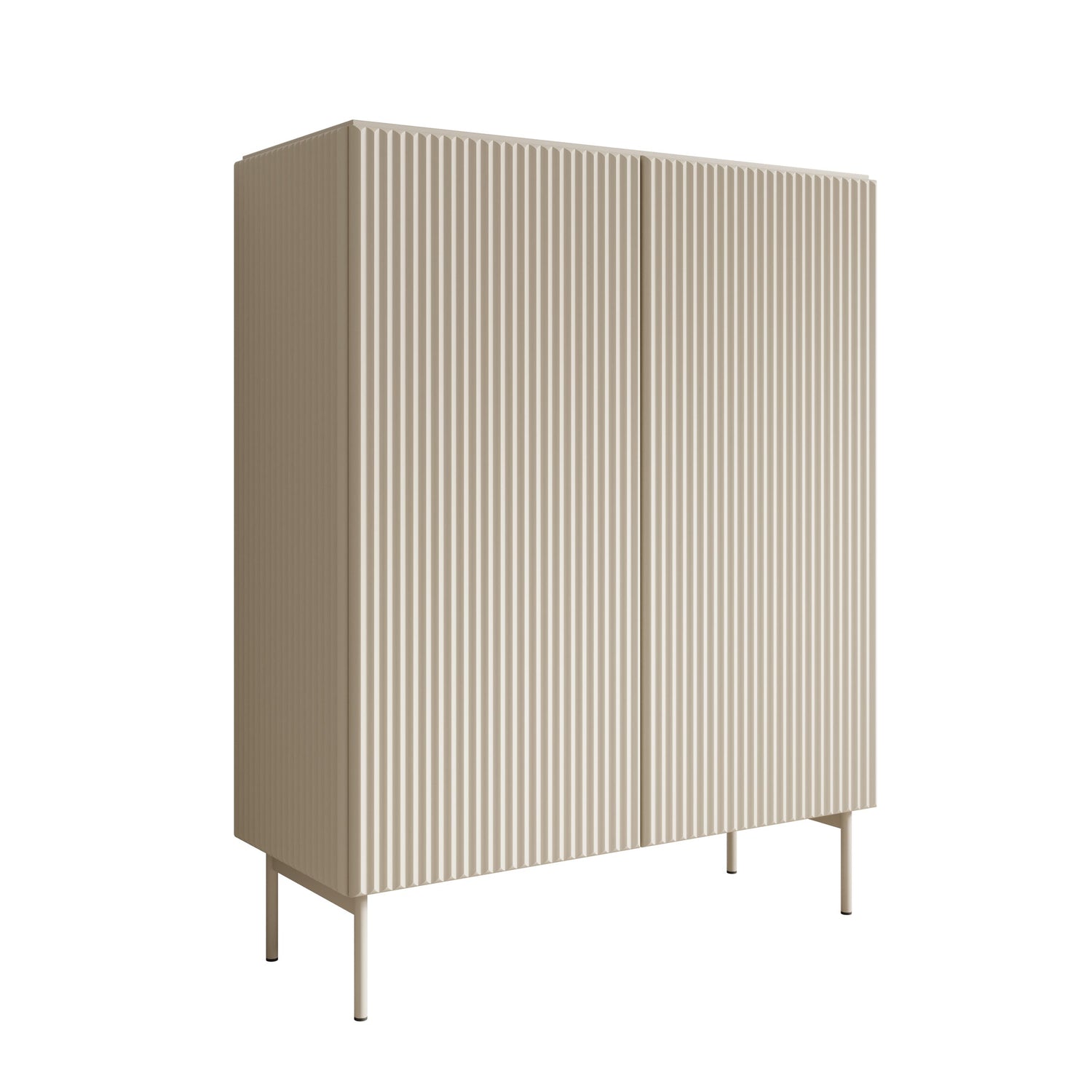 Meubella - Marajo - Dressoir - Beige - 99 cm