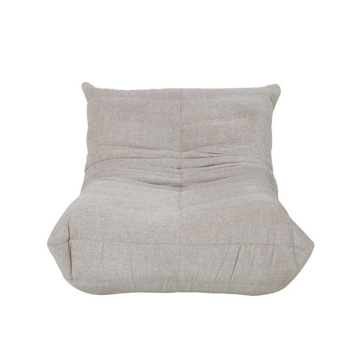 Giga Meubel - Fauteuil Taupe Stof - 87x97x69cm - Bear