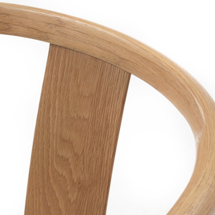 Sumatra Eetkamerstoel - Set van 2 - Eiken met gevlochten zitting