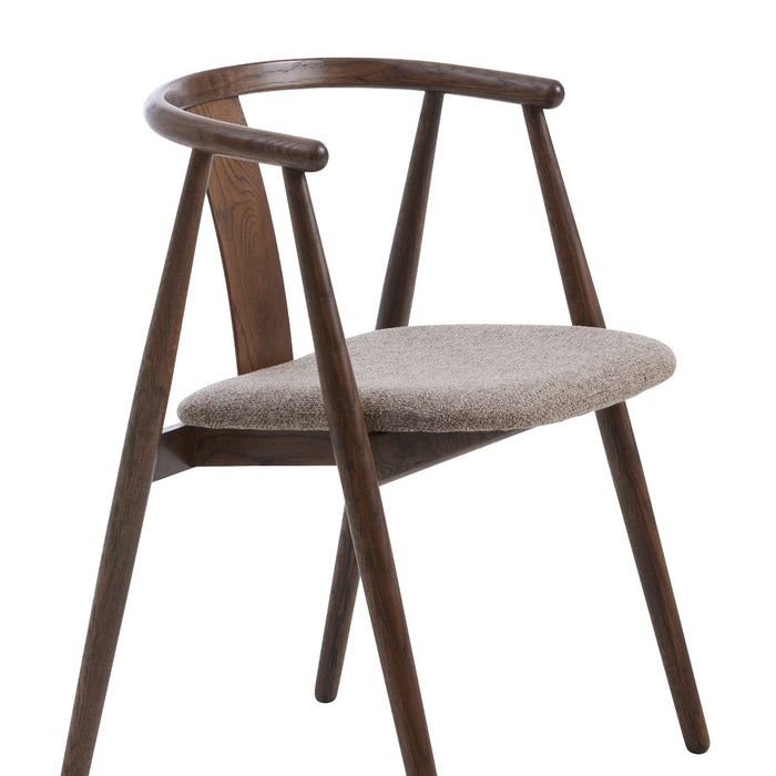 Sumatra Eetkamerstoel - Set van 2 - Walnoot