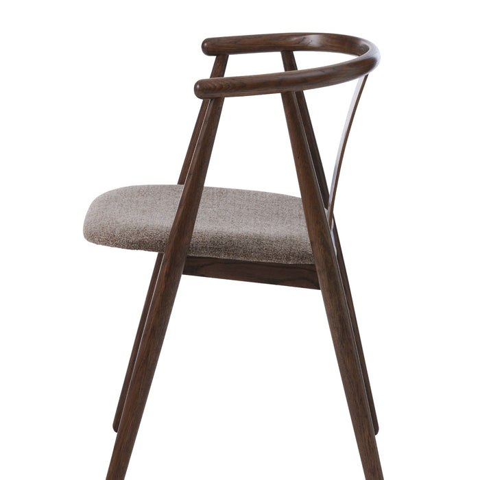 Sumatra Eetkamerstoel - Set van 2 - Walnoot