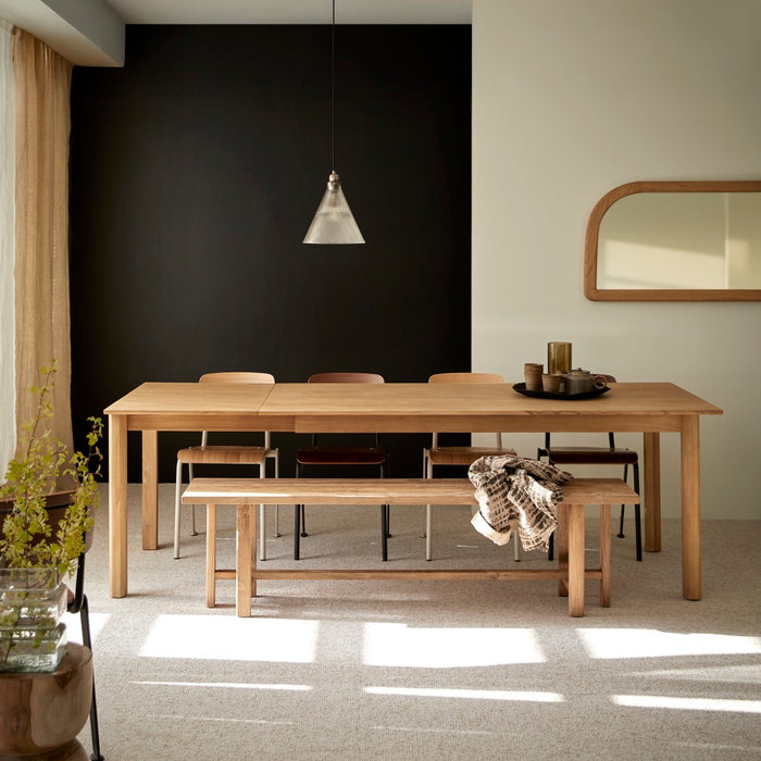 Tikamoon - Uitschuifbare tafel van massief teakhout Noah