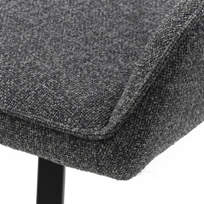 Solune Eetkamerstoel - Set van 2 - Donkergrijs