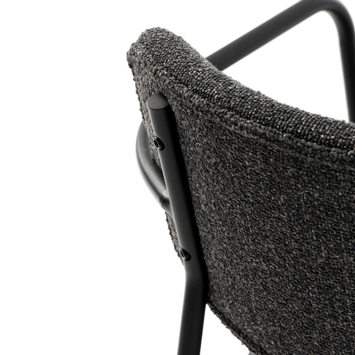 Elowen Eetkamerstoel - Set van 2 - DonkergrijsÊ