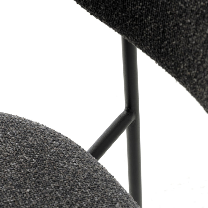 Elowen Eetkamerstoel - Set van 2 - DonkergrijsÊ