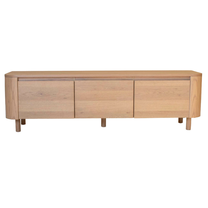 DÉJA Living - Tv-meubel Naturel Hout - 200x40x35cm - Valde